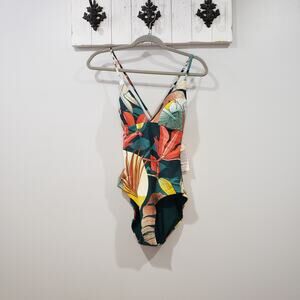 CALIA Strappy Back One Piece Swimsuit Size 8 NWT